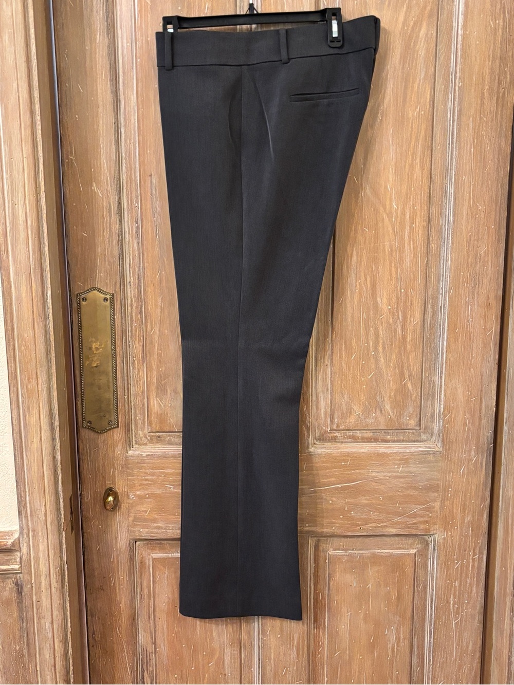 Ann Taylor Straight-Leg Dress Pants in Black